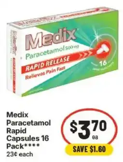 IGA Medix Paracetamol Rapid Capsules offer