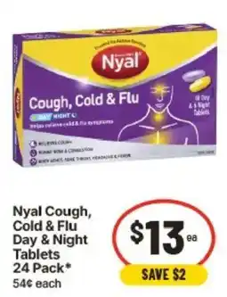 IGA Nyal Cough, Cold & Flu Day & Night Tablets offer