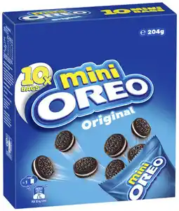 Coles Oreo Mini Creme Biscuits 204g offer