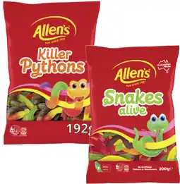 Coles Allen's Lollies-200g offer