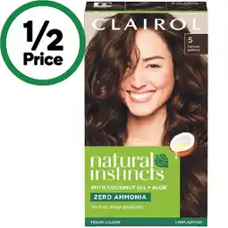 Woolworths Clairol Natural Instincts Hair Colour offer