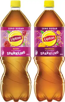Coles Lipton Sparkling Ice Tea offer