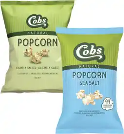 Coles Cobs Popcorn-120g offer
