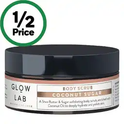 Woolworths Glow Lab Body Scrub offer