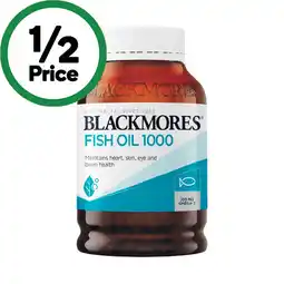 Woolworths Blackmores Fish Oil 1000mg Capsules offer