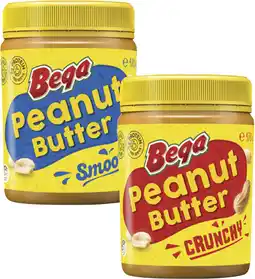 Coles Bega Smooth or Crunchy Peanut Butter 470g offer