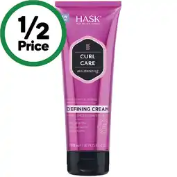 Woolworths HASK Curl Care Defining Cream offer