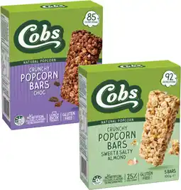 Coles Cobs Popcorn Bars offer