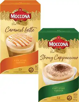Coles Moccona Café Classics Coffee Sachets offer