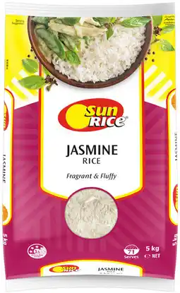 Coles Sunrice Jasmine Rice offer