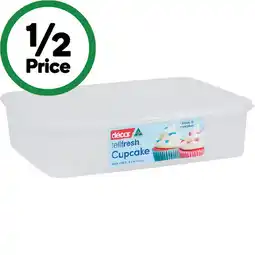 Woolworths Décor Tellfresh Cupcake Container offer