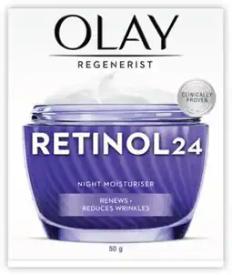 Coles Olay Regenerist Retinol24 Night Moisturiser offer