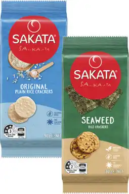 Coles Sakata Rice Crackers-90g offer