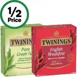 Woolworths Twinings Tea Bags-100 offer