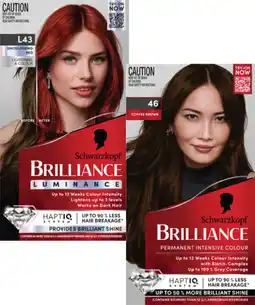 Coles Schwarzkopf Brilliance Colourant offer