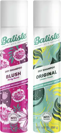 Coles Batiste Dry Shampoo Original or Blush 200mL offer