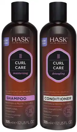 Coles Hask Shampoo or Conditioner 355mL offer