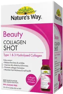 Coles Nature's Way Beauty Collagen Shot 50mL x offer