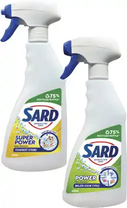 Coles Sard Stain Remover Spray-450mL offer