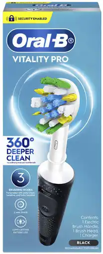 Coles Oral B Vitality Pro Deep Clean Electric Toothbrush Black offer