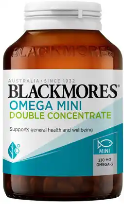 Coles Blackmores Omega Mini Double Concentrate Capsules offer
