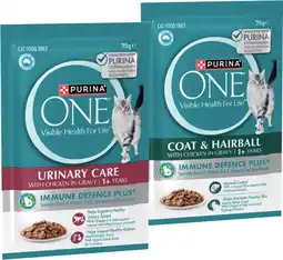 Coles Purina One Cat Food offer