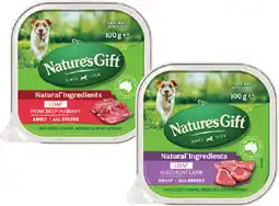 Coles Nature's Gift Gourmet Dog Food offer