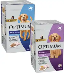 Coles Optimum Dog Food offer