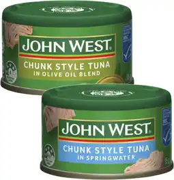 Coles John West Tuna offer