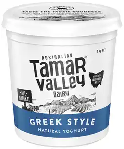 Coles Tamar Valley Dairy Greek Style Yoghurt offer