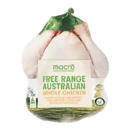 Woolworths macro Free Range Australian Fresh Whole Plain RSPCA Approved Chicken offer