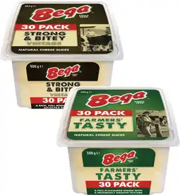 Coles Bega Cheese Slices offer