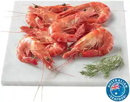 Coles Coles Australian Thawed Cooked Large Black Tiger Prawns offer