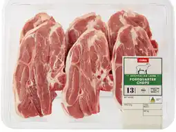 Coles Coles Australian Lamb Forequarter Chops offer