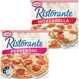 Woolworths Dr. Oetker Ristorante Pizza – Excludes Dr. Oetker Gluten Free Ristorante 370g offer