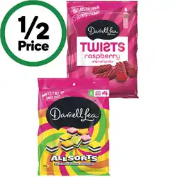 Woolworths Darrell Lea Liquorice Twists, Batch 37 or All Sorts 260-280g offer