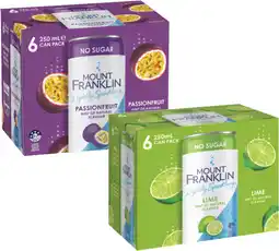 Coles Mt Franklin Lightly Sparkling Water offer
