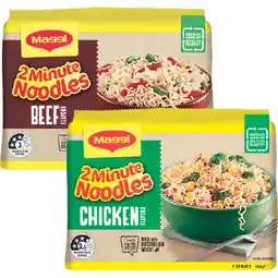 Woolworths Maggi 2 Minute Noodles offer