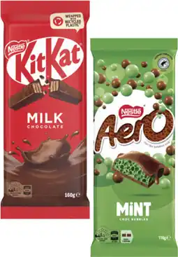 Coles Nestlé Block Chocolate-180g offer