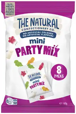 Coles The Natural Confectionery Co. Party Mix Multipack offer