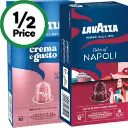 Woolworths Lavazza Nespresso Compatible Coffee Capsules offer