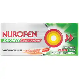 Woolworths Nurofen Zavance Liquid Ibuprofen 200mg Capsules offer
