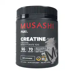 Woolworths Musashi Creatine Unflavoured offer