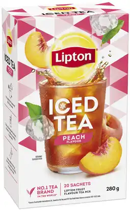 Coles Lipton Iced Tea Sachets-20 Pack offer
