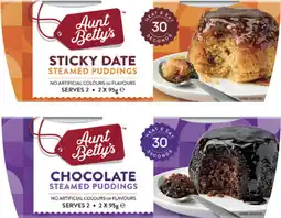 Coles Aunt Betty's Pudding 190g-220g offer