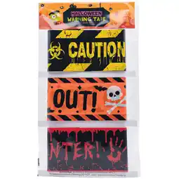 Woolworths Halloween Warning Tape offer