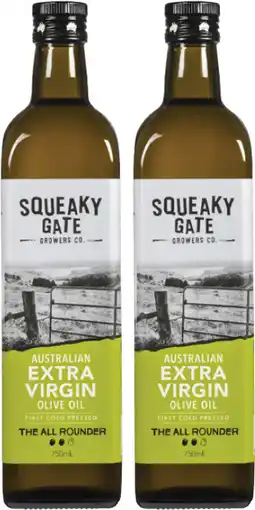 Coles Squeaky Gate Olive Oil offer