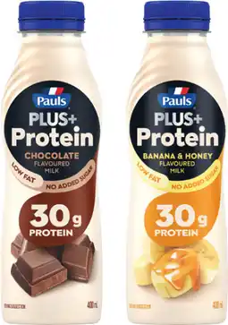 Coles Pauls Plus+ Protein Flavoured Milk offer