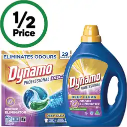 Woolworths Dynamo Professional Laundry Liquid 2 Litre or Capsules Pk 29 offer