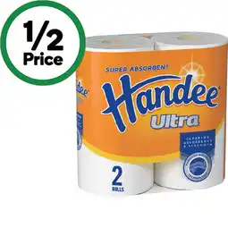 Woolworths Handee Ultra White Paper Towel offer